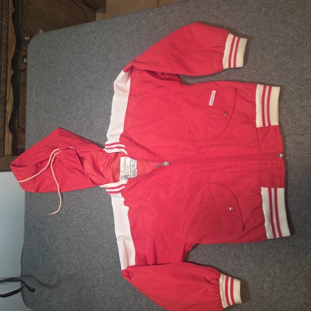 Vintage London Fog Varsity Jacket M(5-6years) Touring Usa C2